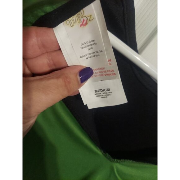 The Wizard Of Oz Wicked Witch Of The West Child Costume M 8-10 Rubies - Picture 13 of 14